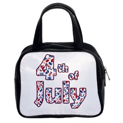 4th Of July Independence Day Classic Handbags (2 Sides) by Valentinaart