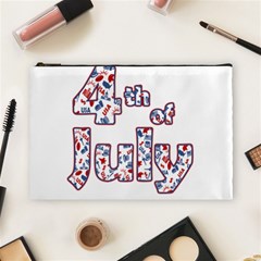 4th Of July Independence Day Cosmetic Bag (large)  by Valentinaart