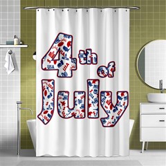 4th Of July Independence Day Shower Curtain 48  X 72  (small)  by Valentinaart