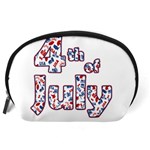 4th of July Independence Day Accessory Pouches (Large)  Back