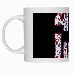 4th Of July Independence Day White Mugs by Valentinaart