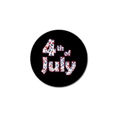 4th Of July Independence Day Golf Ball Marker (4 Pack) by Valentinaart