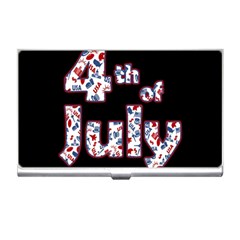 4th Of July Independence Day Business Card Holders by Valentinaart