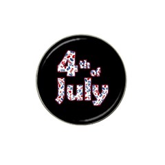 4th Of July Independence Day Hat Clip Ball Marker by Valentinaart