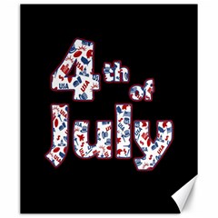 4th Of July Independence Day Canvas 20  X 24   by Valentinaart