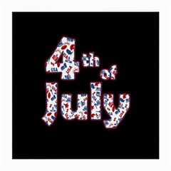 4th Of July Independence Day Medium Glasses Cloth by Valentinaart