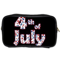 4th Of July Independence Day Toiletries Bags by Valentinaart