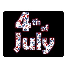 4th Of July Independence Day Fleece Blanket (small) by Valentinaart