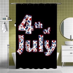 4th Of July Independence Day Shower Curtain 48  X 72  (small)  by Valentinaart