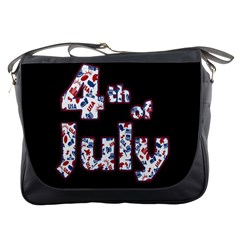 4th Of July Independence Day Messenger Bags by Valentinaart