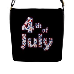 4th Of July Independence Day Flap Messenger Bag (l)  by Valentinaart