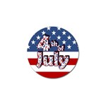 4th of July Independence Day Golf Ball Marker (4 pack) Front