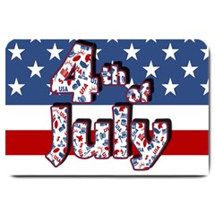 4th of July Independence Day Large Doormat 