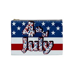 4th Of July Independence Day Cosmetic Bag (medium)  by Valentinaart