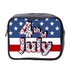 4th Of July Independence Day Mini Toiletries Bag 2-side by Valentinaart