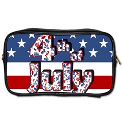 4th Of July Independence Day Toiletries Bags 2-side by Valentinaart