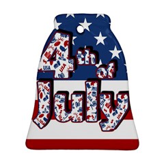 4th Of July Independence Day Bell Ornament (two Sides) by Valentinaart