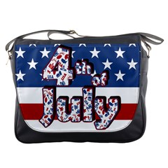 4th Of July Independence Day Messenger Bags by Valentinaart