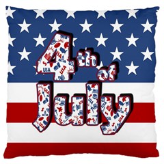 4th Of July Independence Day Standard Flano Cushion Case (one Side) by Valentinaart