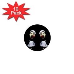 Horror Nuns 1  Mini Magnet (10 Pack)  by Valentinaart