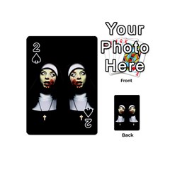 Horror Nuns Playing Cards 54 (mini)  by Valentinaart