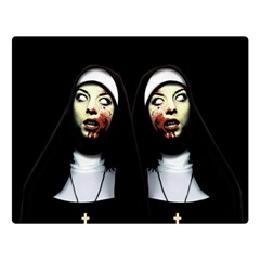 Horror Nuns Double Sided Flano Blanket (large)  by Valentinaart