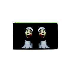 Horror Nuns Cosmetic Bag (xs) by Valentinaart