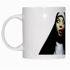 Horror nuns White Mugs