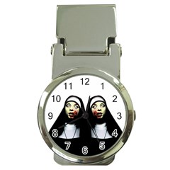 Horror nuns Money Clip Watches