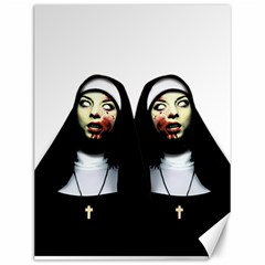 Horror nuns Canvas 12  x 16  