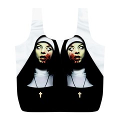 Horror nuns Full Print Recycle Bags (L) 