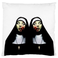 Horror nuns Standard Flano Cushion Case (Two Sides)