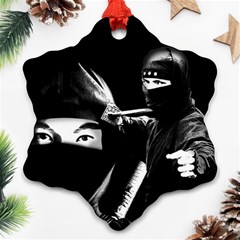 Ninja Ornament (snowflake) by Valentinaart