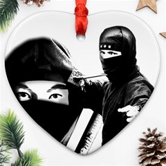 Ninja Ornament (heart) by Valentinaart