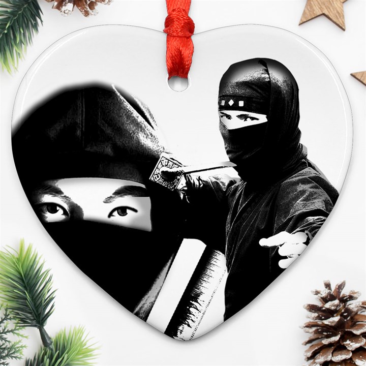 Ninja Ornament (Heart)