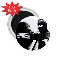 Ninja 2 25  Magnets (100 Pack)  by Valentinaart