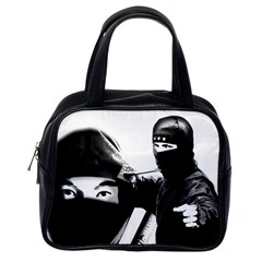 Ninja Classic Handbags (one Side) by Valentinaart