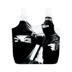 Ninja Full Print Recycle Bags (m)  by Valentinaart