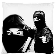 Ninja Standard Flano Cushion Case (one Side) by Valentinaart