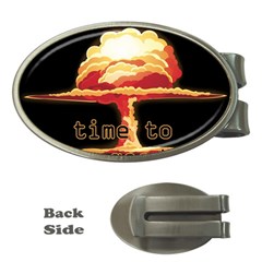 Nuclear Explosion Money Clips (oval) 