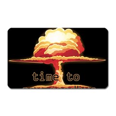 Nuclear Explosion Magnet (rectangular) by Valentinaart