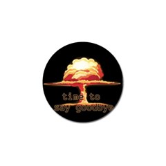 Nuclear Explosion Golf Ball Marker (4 Pack) by Valentinaart