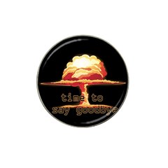 Nuclear Explosion Hat Clip Ball Marker by Valentinaart