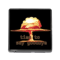 Nuclear Explosion Memory Card Reader (square) by Valentinaart