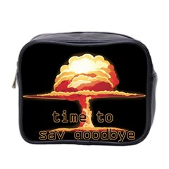 Nuclear Explosion Mini Toiletries Bag 2-side by Valentinaart