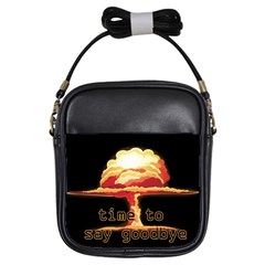 Nuclear Explosion Girls Sling Bags