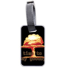 Nuclear Explosion Luggage Tags (two Sides) by Valentinaart