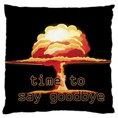 Nuclear Explosion Large Cushion Case (two Sides) by Valentinaart