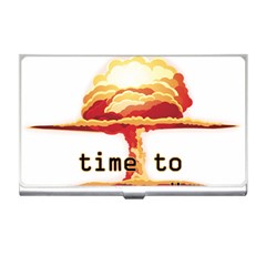 Nuclear Explosion Business Card Holders by Valentinaart