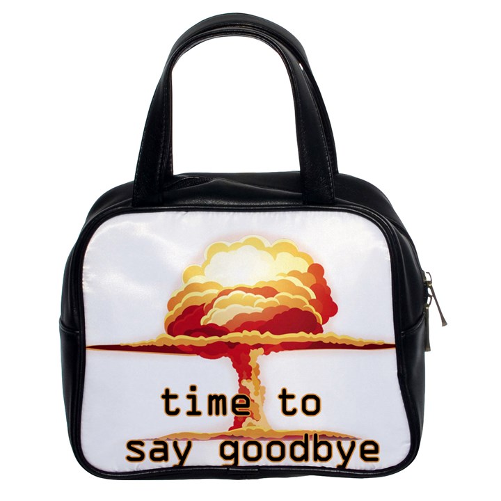 Nuclear Explosion Classic Handbags (2 Sides)